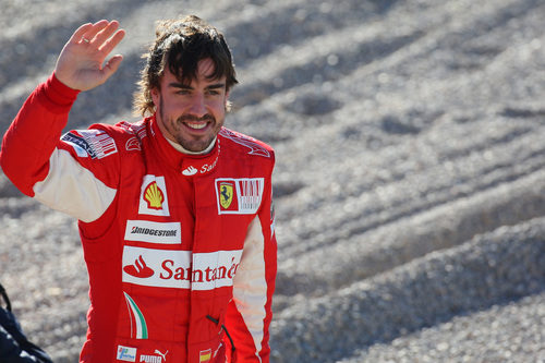 Alonso feliz en las Ferrari World Finals