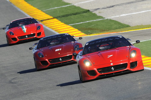 Los '599XX' en pista