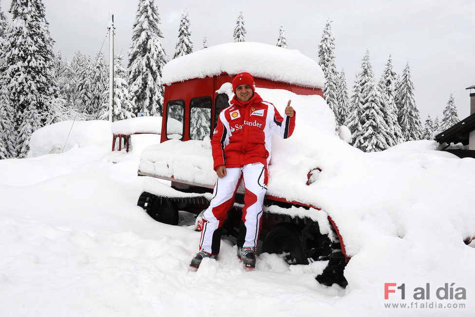 Felipe en las montañas de Trento