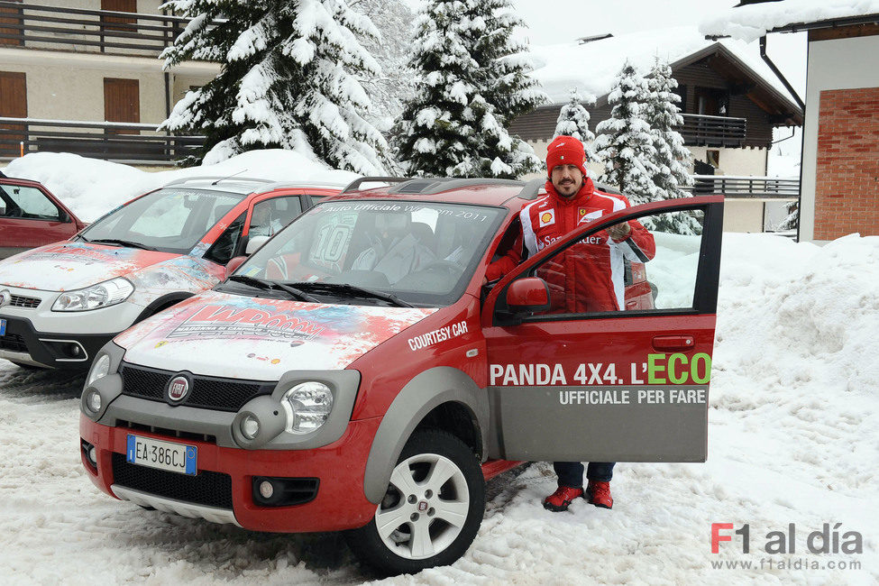 Fernando en el nuevo Fiat Panda 4x4