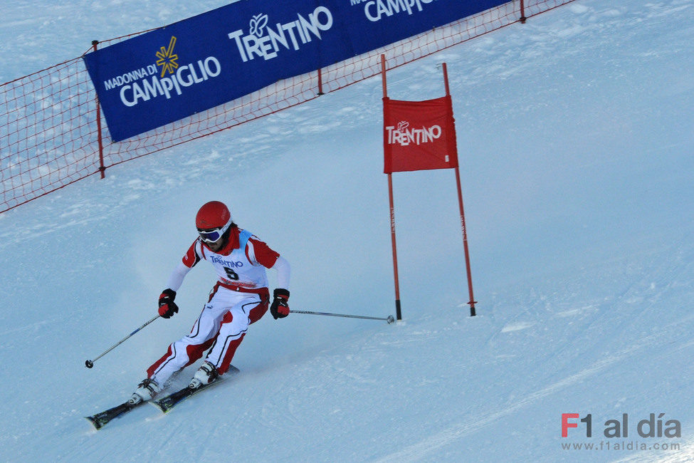 Alonso en el gran 'slalom' del 'Wrooom'