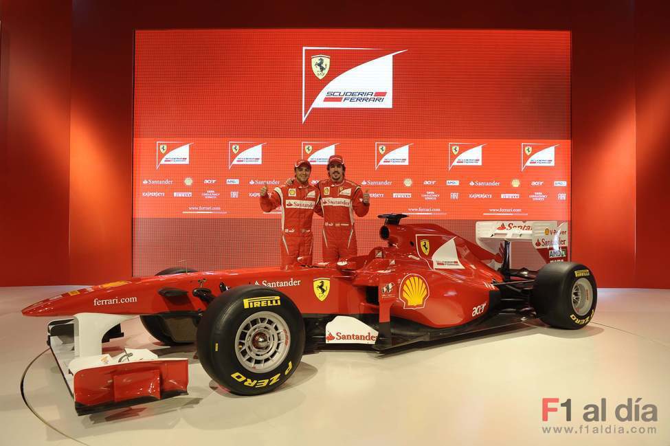 Felipe Massa, Fernando Alonso y el F150