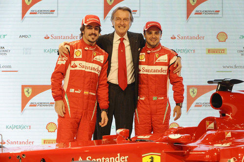 Alonso, Montezemolo y Massa