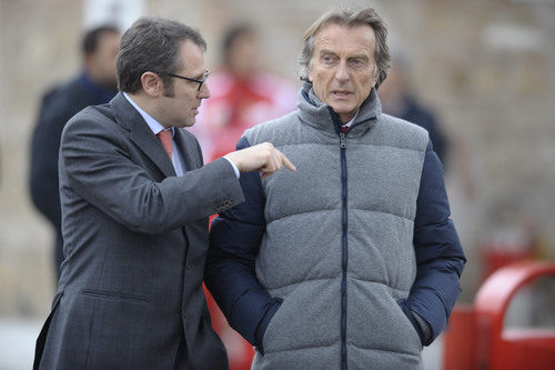 Stefano Domenicali y Luca di Montezemolo