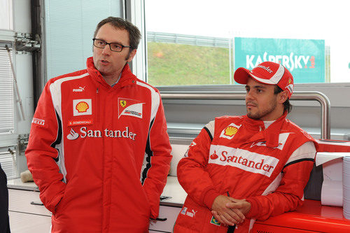 Stefano Domenicali y Felipe Massa