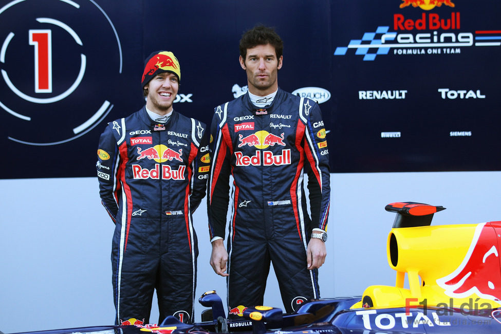 Sebastian Vettel y Mark Webber, la pareja de Red Bull en 2011