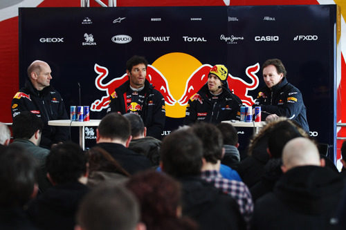 Primera rueda de prensa de Red Bull en 2011