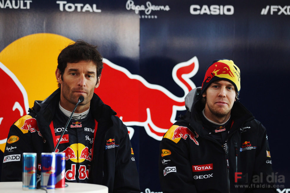 Mark Webber y Sebastian Vettel