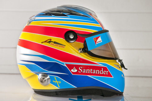 Nuevo casco de Fernando Alonso para 2011