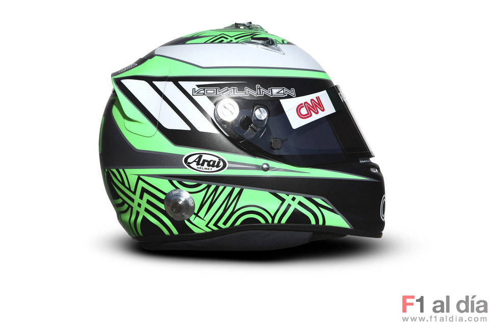 El casco de Heikki Kovalainen para 2011