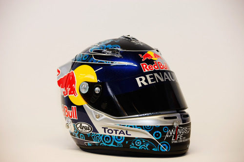 Casco de Sebastian Vettel para 2011