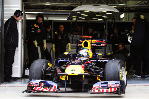 Primeras imagen del RB7 en pista con 'Infiniti'