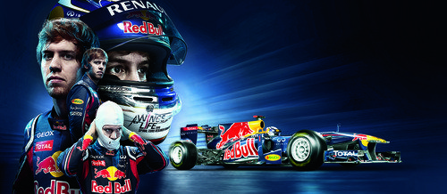 Póster de Sebastian Vettel y el RB7