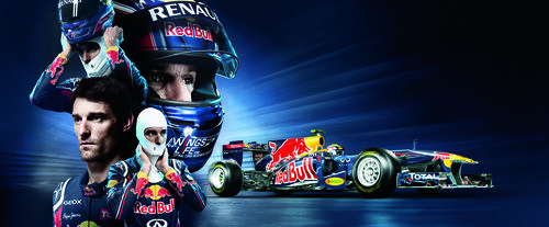 Póster de Mark Webber y el RB7