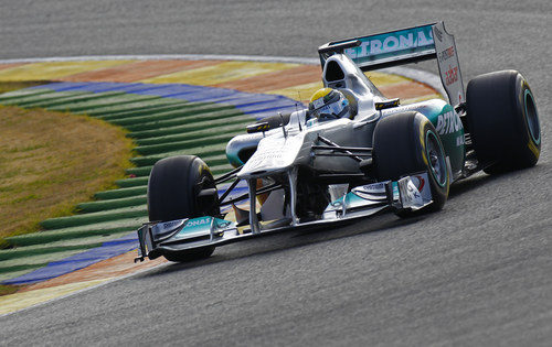 El W02 sale a pista por primera vez en 2011