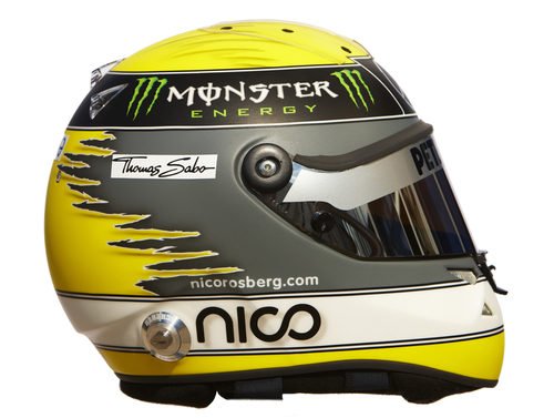 Casco de Nico Rosberg para 2011