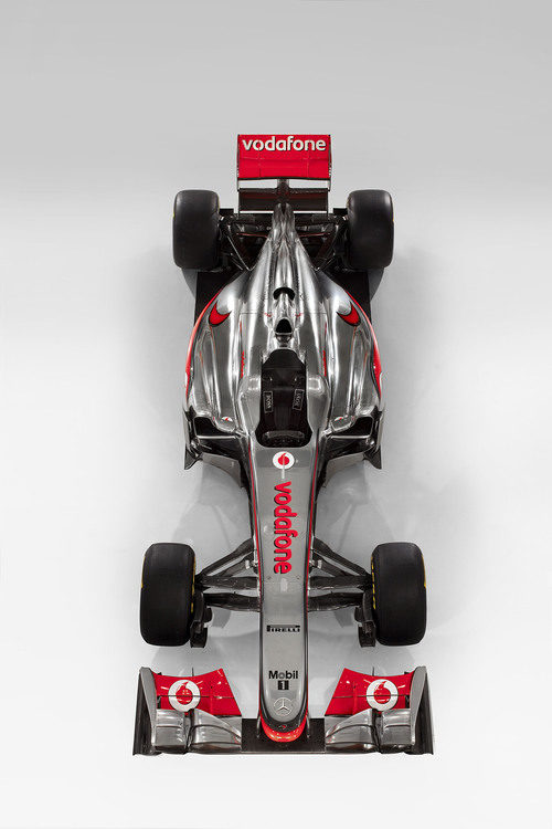 Vista superior del MP4-26