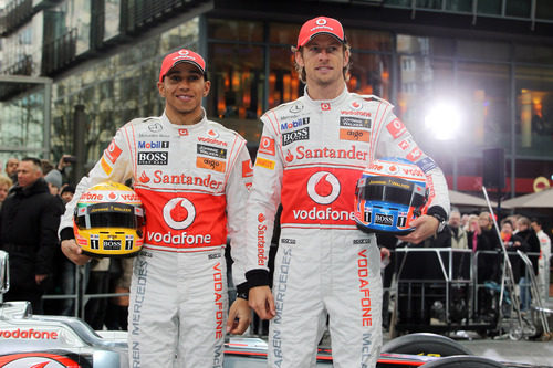 Hamilton y Button, dos ingleses en McLaren