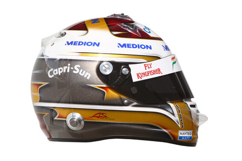 Casco de Adrian Sutil para 2011