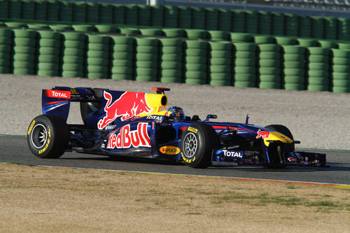 Vettel rueda con el RB7