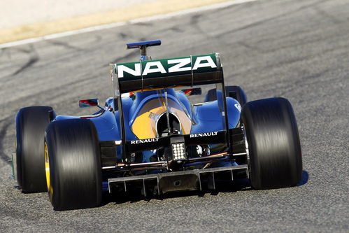 Parte trasera del T128 del Team Lotus