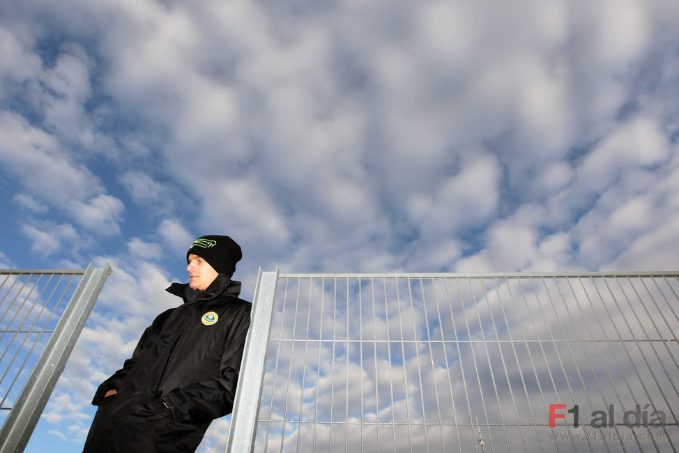Heikki Kovalainen en el circuito de Cheste