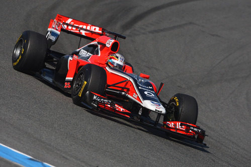 Jerome D'Ambrosio en Jerez con el MVR-02