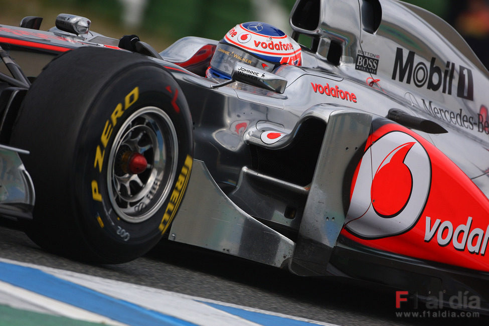 Jenson Button en Jerez con el MP4-26