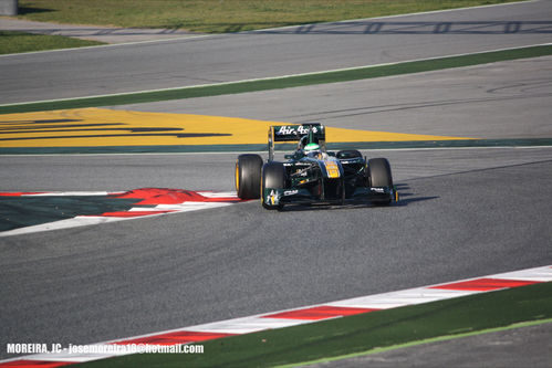 El Team Lotus de Heikki Kovalainen en acción