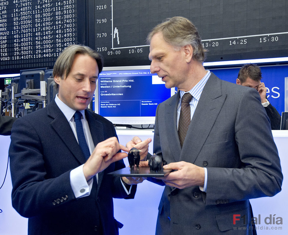 Un pequeño presente de la bolsa de Frankfurt