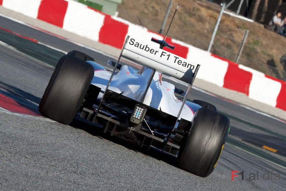 Difusor trasero del Sauber C30