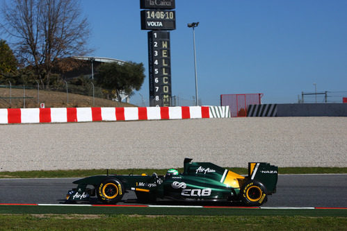 Heikki Kovalainen en el Circuit de Catalunya