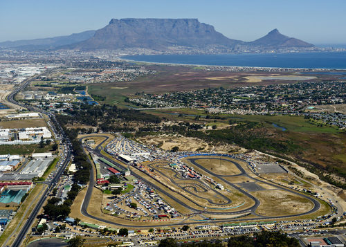 El circuito de la exhibición con Neel Jani