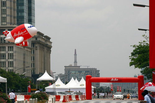 Todo listo para la exhibición de Putrajaya