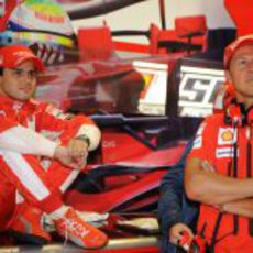 Massa y Schumacher