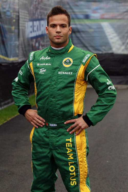 Ricardo Teixeira, piloto probador del Team Lotus en 2011