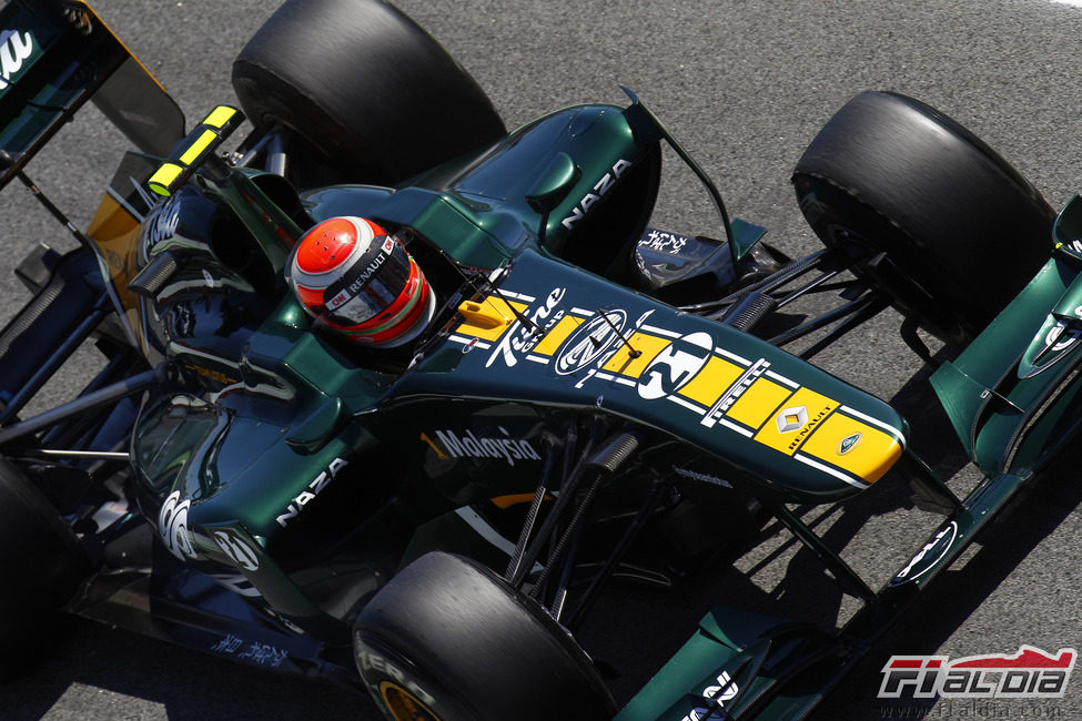 Jarno Trulli durante la FP1 del GP de España 2011