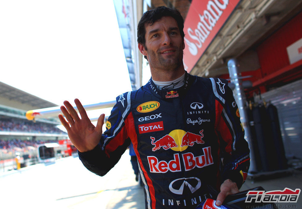 Mark Webber logró la 'pole' en el GP de España 2011