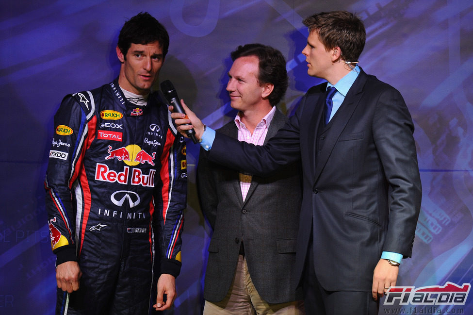 Mark Webber y Christian Horner tampoco se perdieron la cita