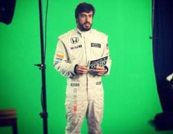 Fernando Alonso se viste de McLaren por primera vez en 2015