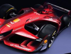 Ferrari presenta su concepto particular sobre los coches de F1 del futuro