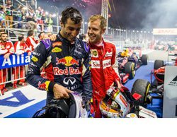 Sebastian Vettel habla sobre compartir equipo con Daniel Ricciardo