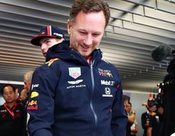 Horner, sobre la rivalidad entre Vettel y Leclerc: "El que siempre sale perdiendo es el equipo"