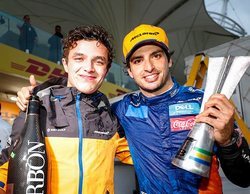 Lando Norris, sobre Carlos Sainz: "Nos presionamos el uno al otro, es algo que nos encanta"