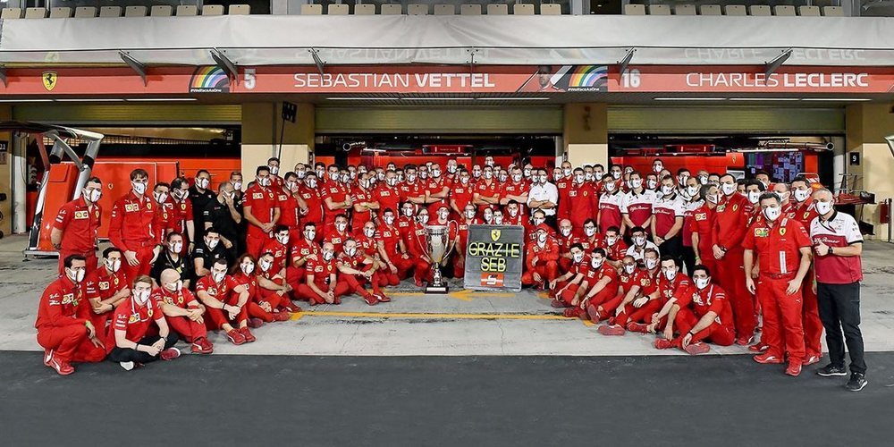 Vettel: "Hoy la energía era diferente, recordaré los gestos de todos los miembros del equipo"