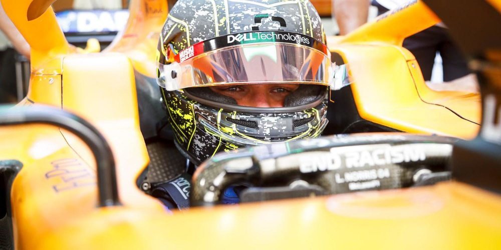 Lando Norris: "La segunda mitad del día no había sido sencilla dentro del coche"