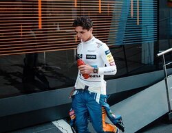 Lando Norris: "Pilotar el coche se ha convertido en todo un reto, sobre todo con el viento"