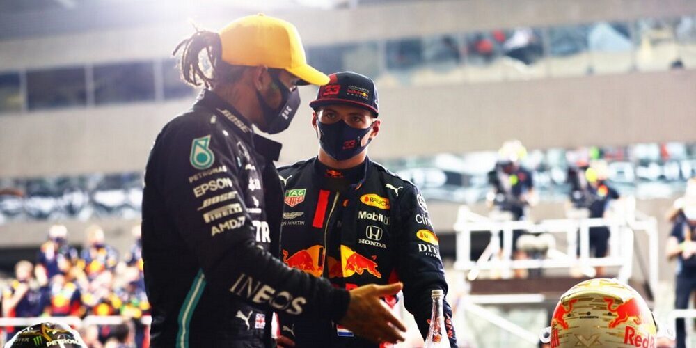 Max Verstappen y Lewis Hamilton se reparten las primeras sesiones de Libres en Abu Dabi