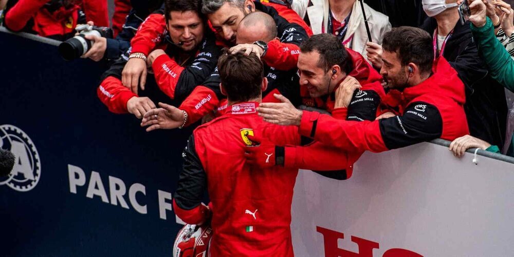 Charles Leclerc: "Felicito a Max Verstappen y Red Bull por una temporada increíble"