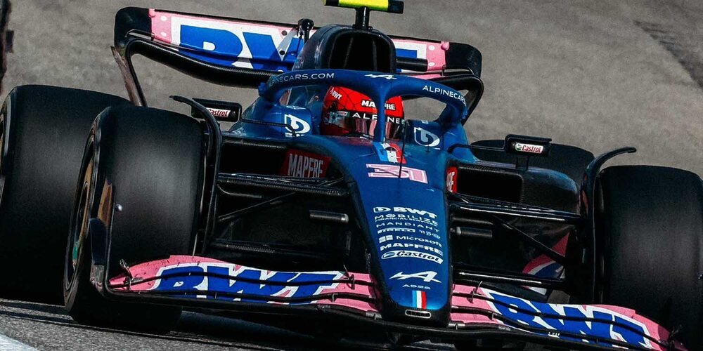 Esteban Ocon: "Habrá que empujar para conseguir nuestro objetivo"